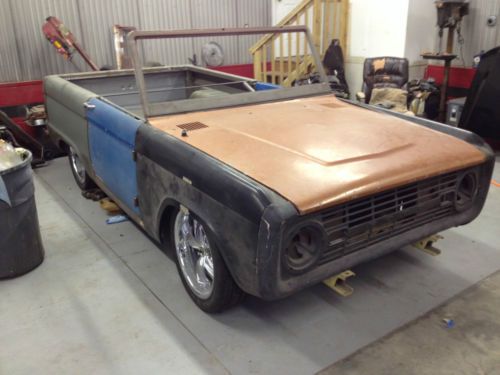 1972 early bronco roadster project