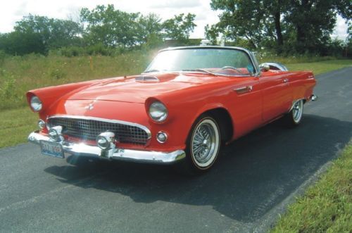 1955 ford thunderbird convertible with hard and soft top