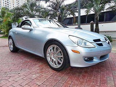 Florida amazing mercedes hard top convertible roadster slk350 premium extra nice