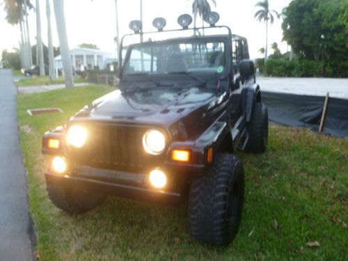 Jeep wrangler sahara 4x4 lifted hard top mechanics special must sell no reserve