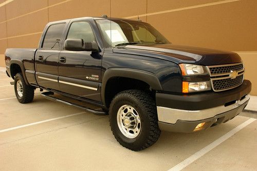 05 chevy silverado 2500hd lt crew cab short bed diesel 4wd one owner