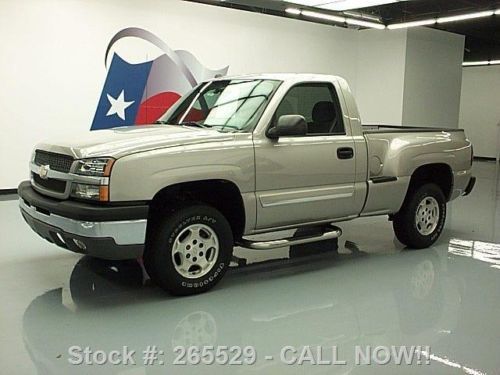 2004 chevy silverado reg cab z71 4x4 side steps 34k mi texas direct auto