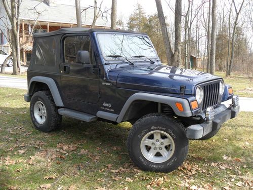 2005 jeep wrangler x sport utility 2-door 4.0l