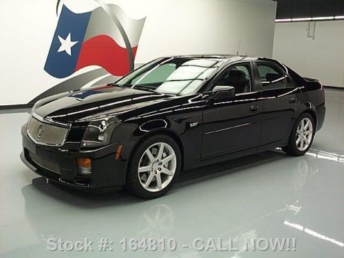 2004 cadillac cts-v 6speed sunroof nav heated seats 20k texas direct auto