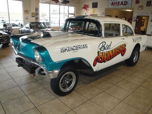 FULLY RESTORED 1956 Chevy 2-Door NOSTALGIC Gasser with RACE HISTORY 55 57 LQQK!, US $26,997.00, image 3