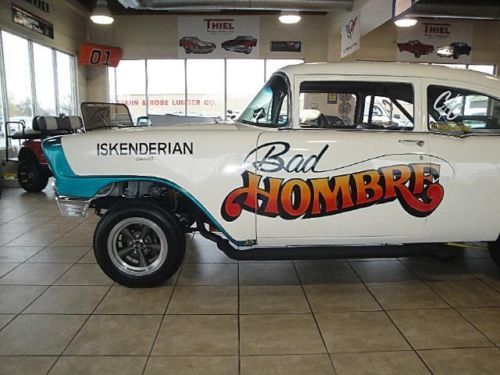 FULLY RESTORED 1956 Chevy 2-Door NOSTALGIC Gasser with RACE HISTORY 55 57 LQQK!, US $26,997.00, image 4