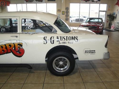 FULLY RESTORED 1956 Chevy 2-Door NOSTALGIC Gasser with RACE HISTORY 55 57 LQQK!, US $26,997.00, image 5