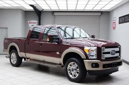 2011 ford f250 diesel 4x4 king ranch fx4 navigation dvd sunroof camera