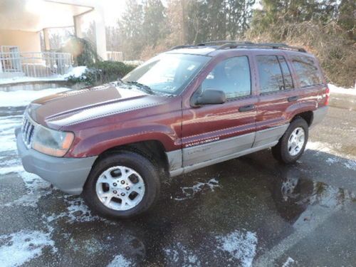 1999 jeep grand cherokee laredo no reserve one owner no accidents runs great