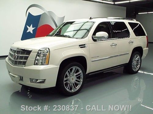 2013 cadillac escalade platinum sunroof nav dvd 22&#039;s 9k texas direct auto