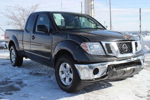 2011 nissan frontier sv king cab damaged salvage fixer runs!! low miles!! l@@k!!
