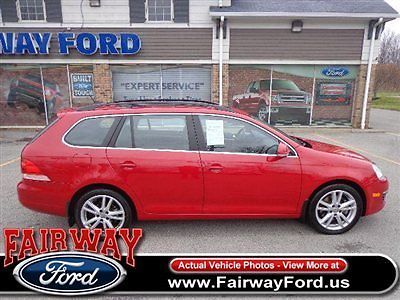 2009 vw jetta sport wagon tdi diesel leather &amp; moonroof 1-owner