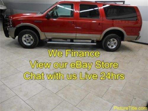 05 excursion eddie bauer 4x4 leather heated seats tv dvd we finance texas