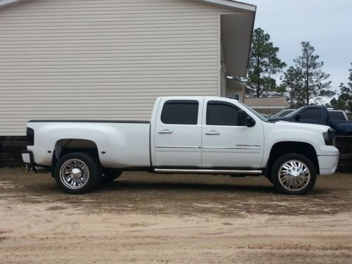 2011 gmc sierra denali 3500 4x4 dually diesel duramax allison american force