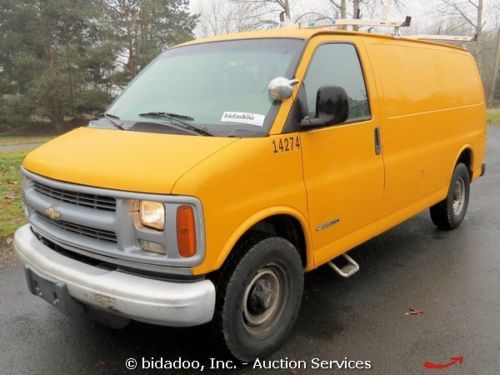 Chevrolet g3500 express cargo van 4-spd automatic 5.7l vortec v8 bidadoo