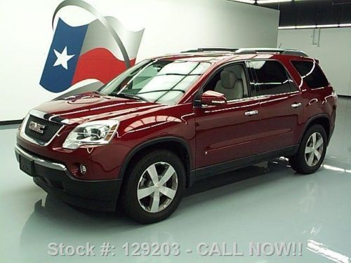 2009 gmc acadia dual sunroof nav heated leather 42k mi texas direct auto