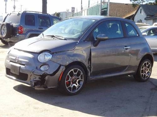 2012 fiat sport damaged salvage rebuilder economical only 13k miles wont last!!