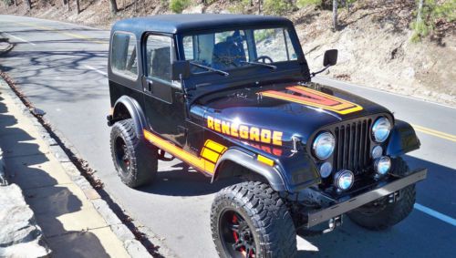 1984 jeep cj7 renegade lifted custom wheels lots of new parts nice!!