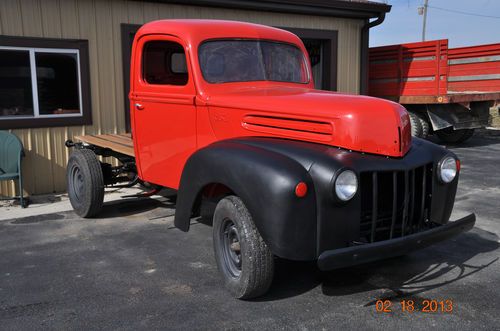 1946 ford pickup flathead v8 3 speed manual project truck