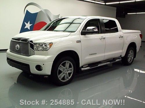 2012 toyota tundra ltd crewmax 4x4 sunroof nav 20&#039;s 18k texas direct auto