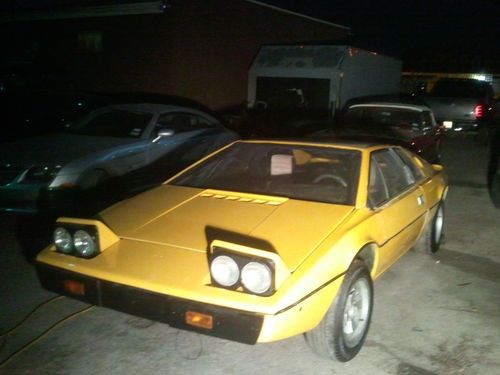 1977 lotus espirit s1 project