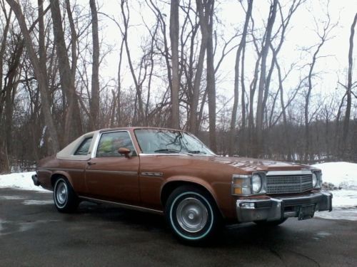 1979 buick skylark s coupe 2-door 3.8l 45,000 original miles