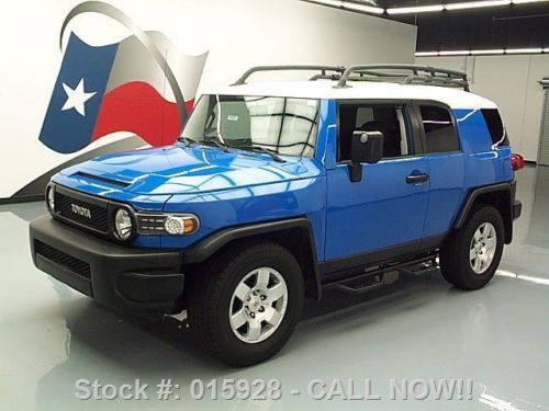 2007 toyota fj cruiser auto roof rack side steps 76k mi texas direct auto