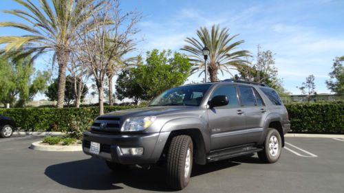 2003 toyota 4runner sr5 sport utility 4-door 4.0l,4wd, one owner, california car