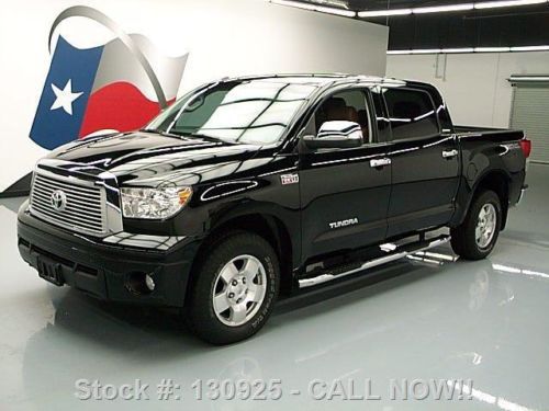 2012 toyota tundra ltd crewmax trd htd leather nav 13k! texas direct auto