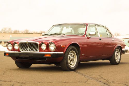 1986 jaguar xj6 vanden plas 66k miles serviced clean carfax southern car rare l6