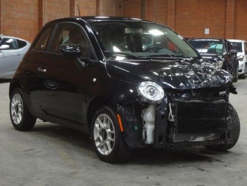 2013 fiat 500 pop damaged rebuilder economical priced to sell export welcome!!