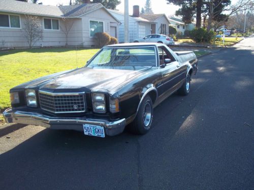 1979 ford ranchero gt standard cab pickup 2-door 5.8l