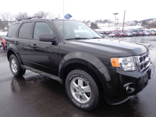 2011 escape xlt 3.0l v6 4x4 tuxedo black meatllic carfax video 74,922 miles 4wd