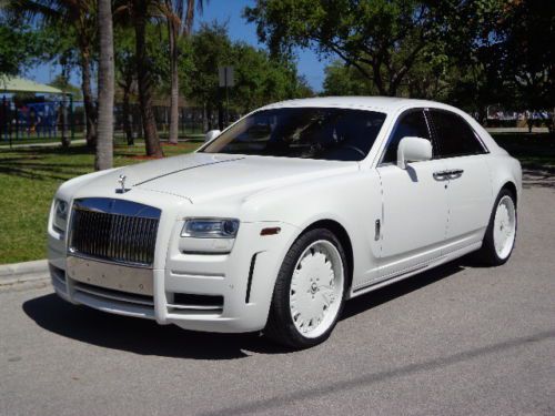 Mansory ghost! white! forgiato wheels! rear dvd! camera system! only 5k miles!