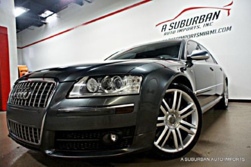 2007 audi s8 quattro 450hp v10 rocket 20&#034; rims nav bang olufsen cam clean carfax