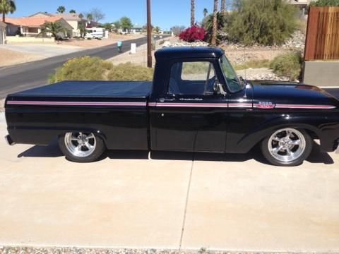 1964 ford f100 custom cab short bed truck t-bird front clip 302 with c4 trans