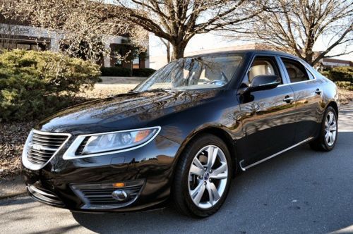 2011 saab 9-5 turbo 4, navigation, leather, pano roof, heated seats, automatic