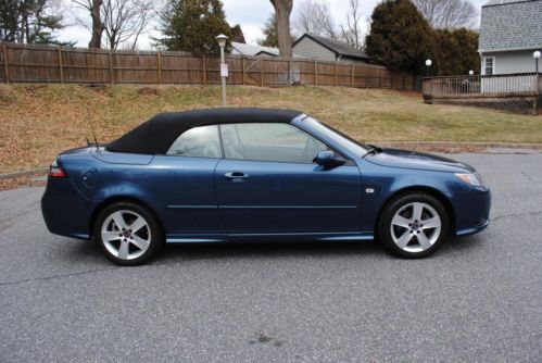 2008 saab 9-3 convertible loaded ! clean! low miles ! must see !!!