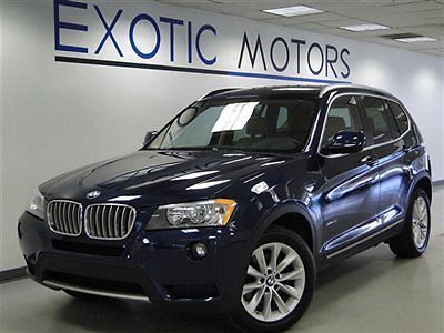 2011 bmw x3 xdrive 28i awd!! cd-plyr/aux/usb push-start warranty 1-owner 18&#034;whls