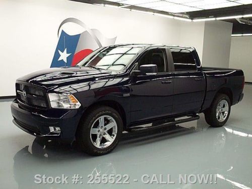 2012 dodge ram 1500 sport crew cab hemi 20&#034; wheels 11k texas direct auto