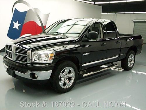 2008 dodge ram lone star quad side steps 20&#039;s 51k miles texas direct auto