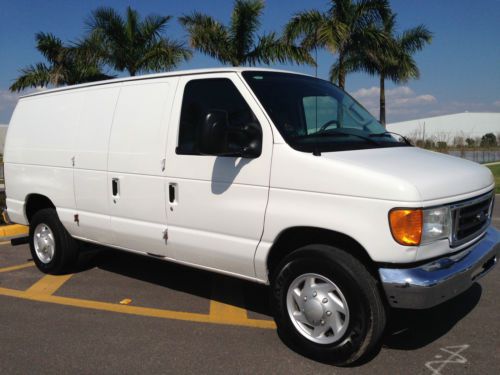 Low miles! 2007 ford e-350 super duty cargo van turbo diesel! only 110k miles!