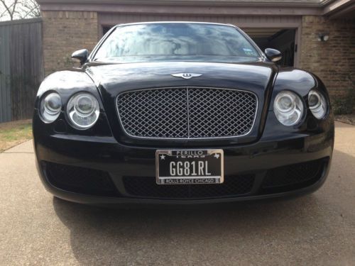 2008 bentley continental flying spur mulliner in beluga with a beluga interior