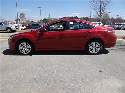 Mazda mazda6 i low miles 4 dr sedan automatic gasoline 2.5l l4 mpi dohc 16v red