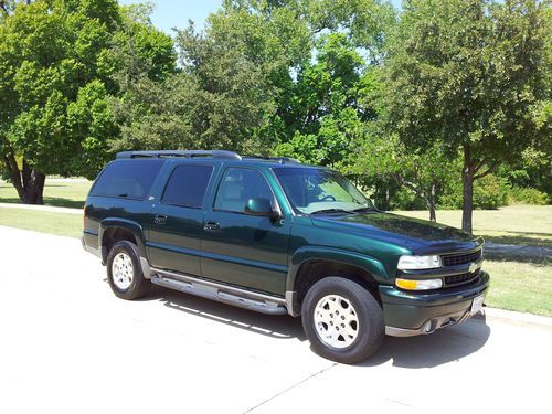 2003 chevrolet suburban z71, 5.3l, 4x4 one owner, off road pkg, leather, loaded