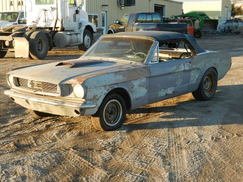 Rust free 1966 mustang convertible v8 289 automatic porject car new top