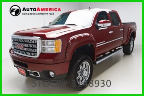 We finance! 14472 miles 2013 gmc sierra 2500hd denali  turbo 6.6l v8 32v onstar