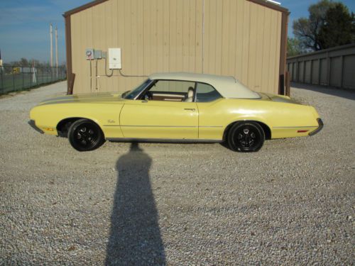 1972 oldsmobile cutlass convertible 13821 actual miles