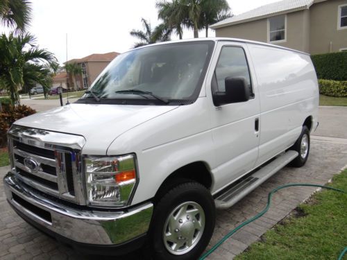 2012 ford econoline e250 super duty cargo van low miles!