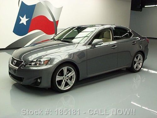 2013 lexus is250 climate leather sunroof xenons 18k mi texas direct auto